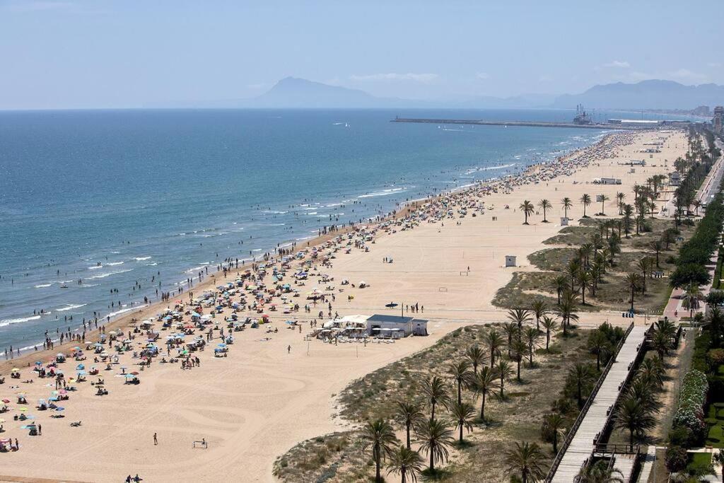 Cozy Apartment, Very Fresh At Playa De Gandia Luaran gambar
